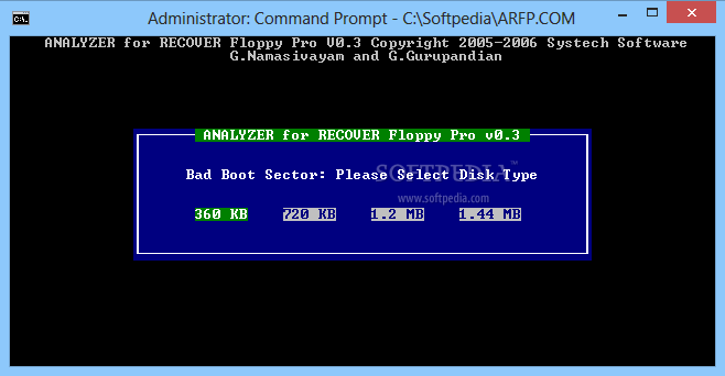 RECOVER Fixed/Floppy Disk FAT32/16/12