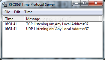 RFC868 Time Protocol Server