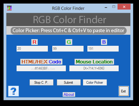 RGB Color Finder