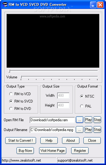 RM to VCD SVCD DVD Converter