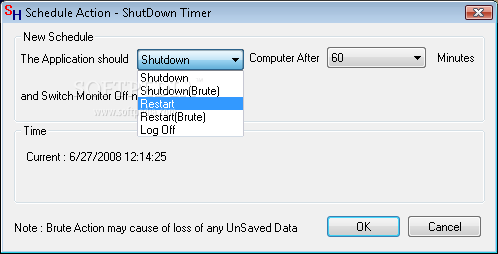 RTSoftware ShutDown Timer