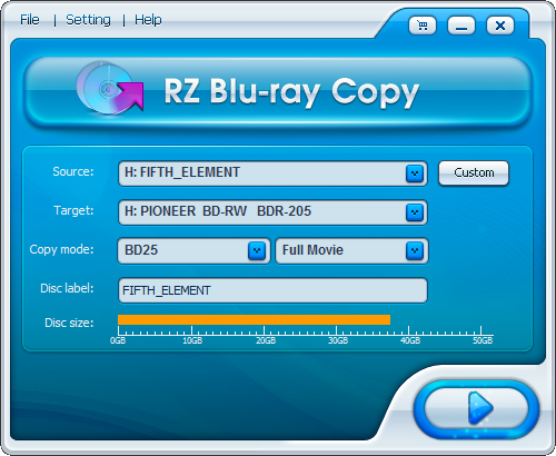 RZ Blu-ray Copy