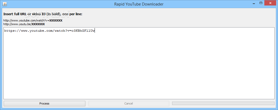 Rapid YouTube Downloader