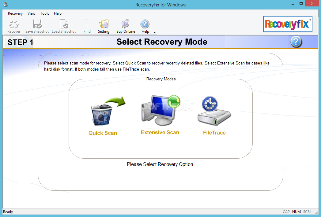 RecoveryFIX for Windows