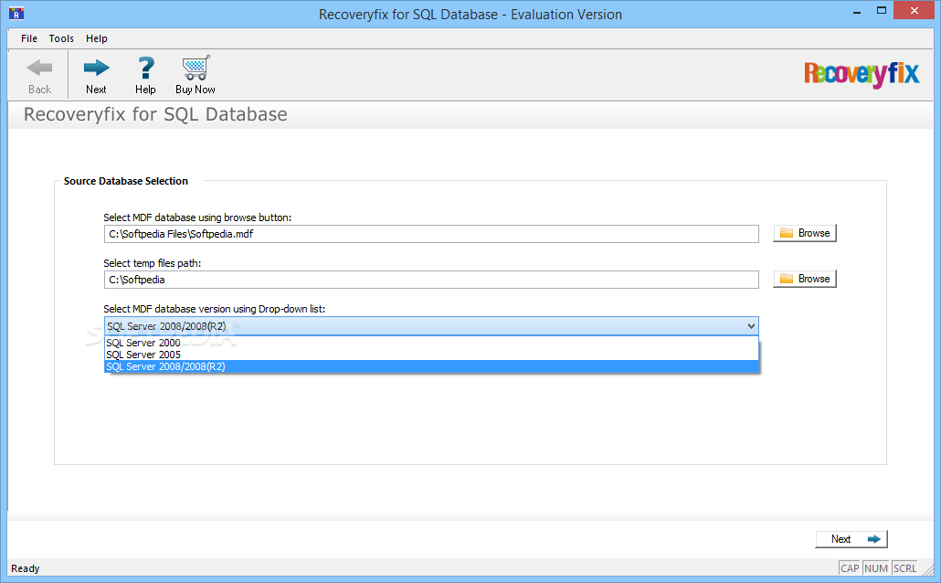 Recoveryfix for SQL Database