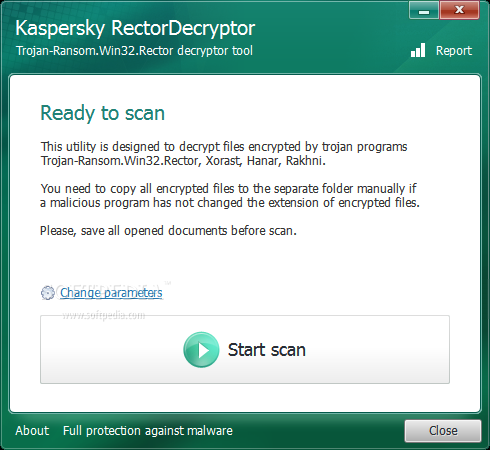Kaspersky RectorDecryptor