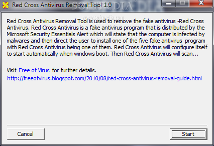 Red Cross Antivirus Removal Tool