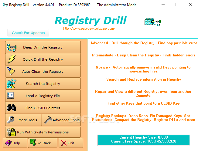 Registry Drill