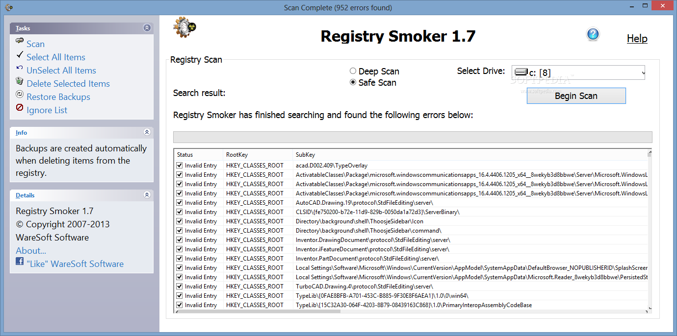 Registry Smoker