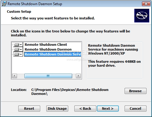 Remote Shutdown Daemon