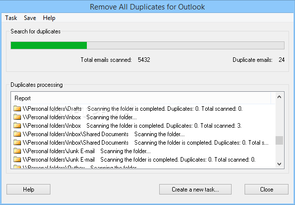 Remove All Duplicates for Outlook