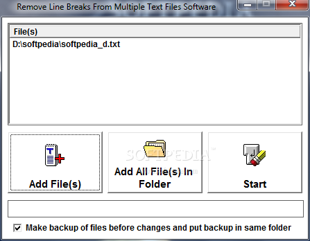 Remove Line Breaks From Multiple Text Files Software