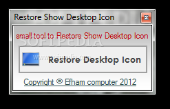 Restore Show Desktop Icon