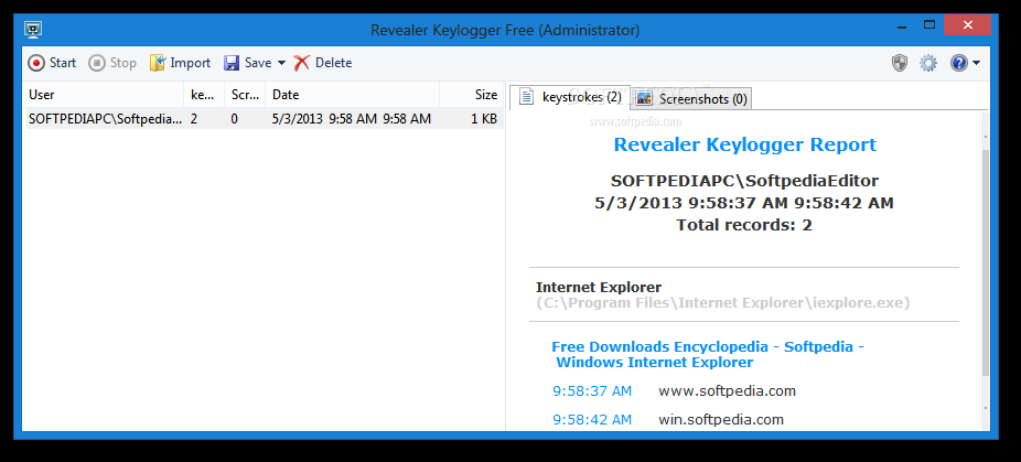 Revealer Keylogger Free