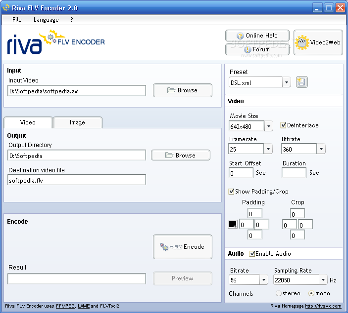 Riva FLV Encoder