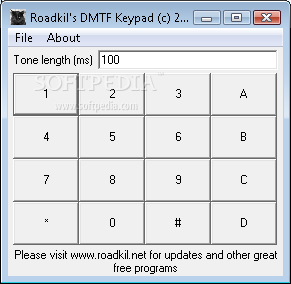 Roadkil's DTMF Keypad