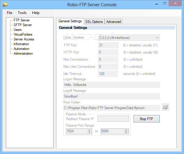 Robo-FTP Server