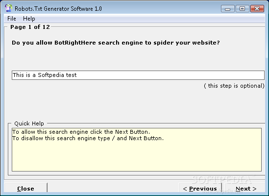 Robots.Txt Generator Software