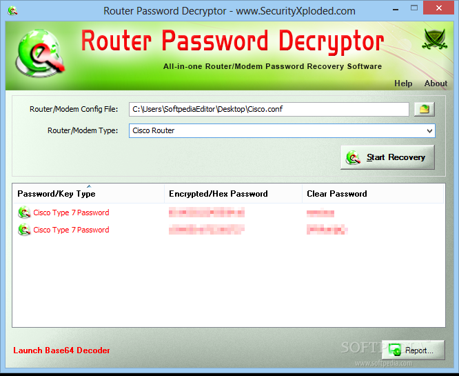 Router Password Decryptor Portable