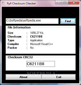 Ryll Checksum Checker