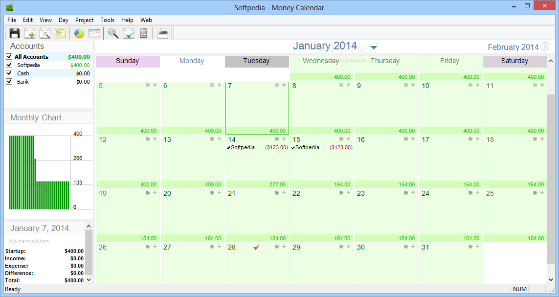 Money Calendar Lite