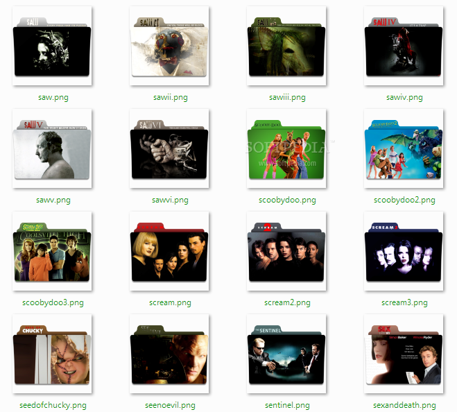 S Movie BIG folder icon pack