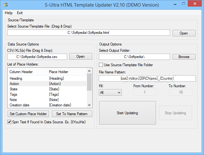 S-Ultra HTML+ Template Updater