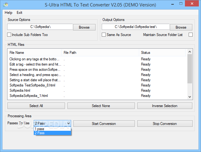 S-Ultra HTML To Text Converter