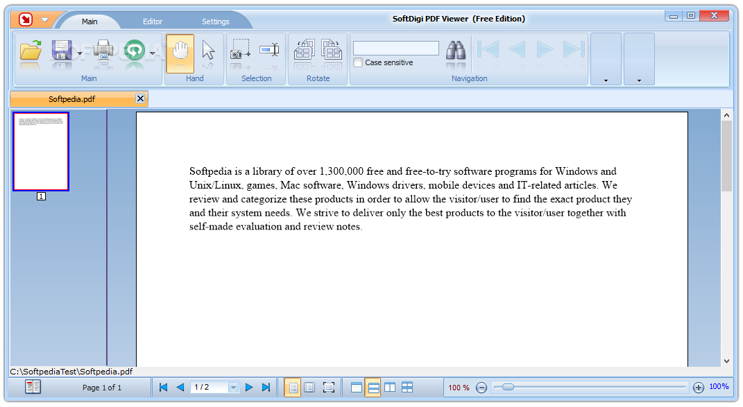 SoftDigi PDF Viewer (formerly SD PDF Viewer)