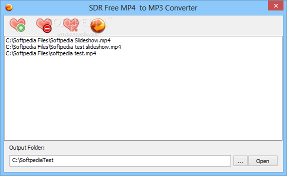 SDR Free MP4 to MP3 Converter