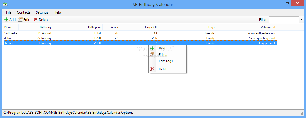 SE-BirthdaysCalendar