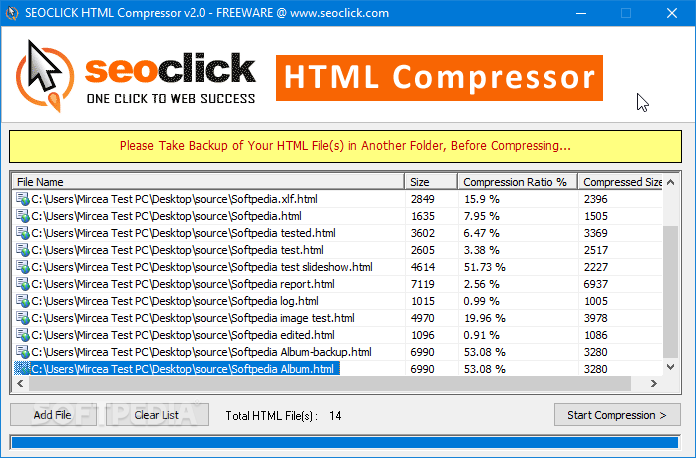 SEOCLICK HTML Compressor