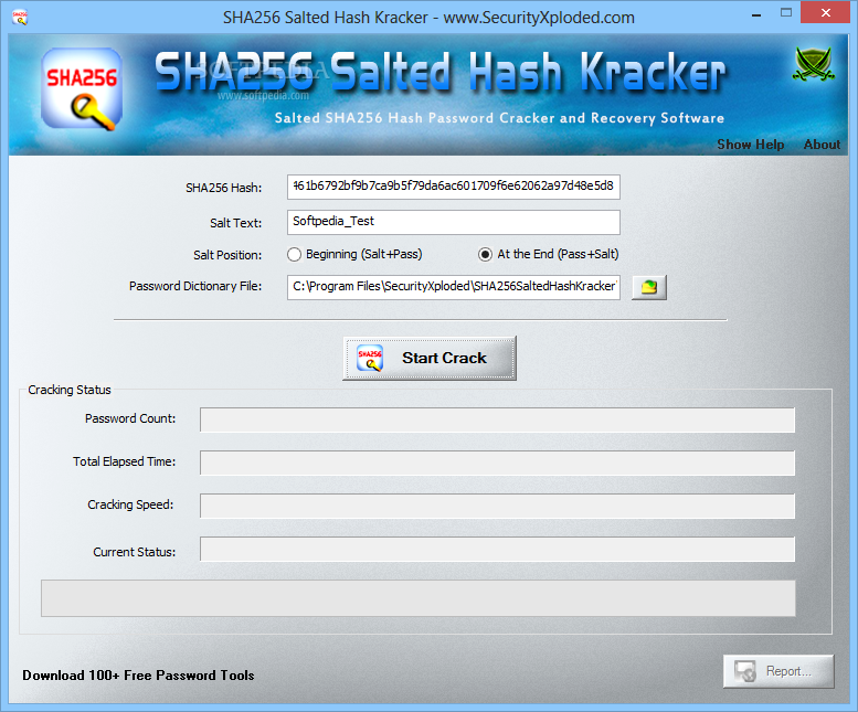 SHA256 Salted Hash Kracker