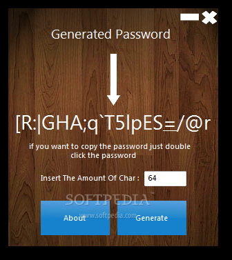 Strong Password Generator