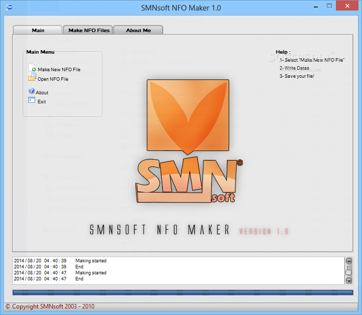 SMNsoft NFO Maker