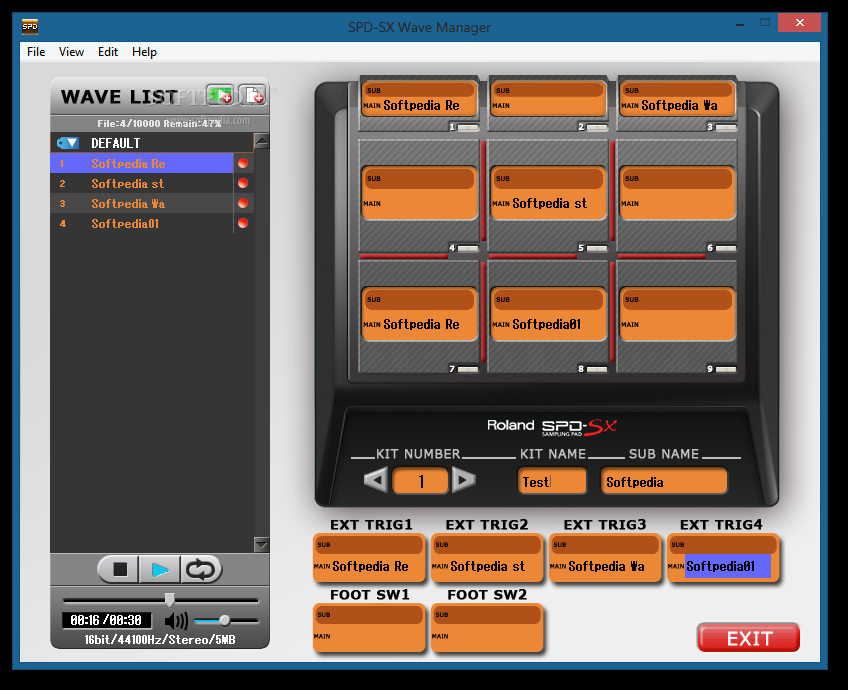 SPD-SX Wave Manager