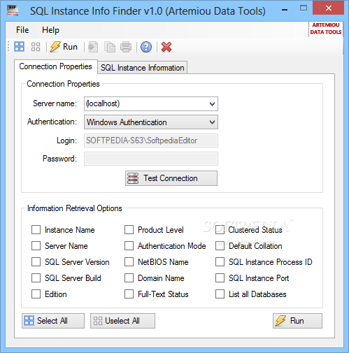 SQL Instance Info Finder