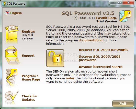 SQL Password
