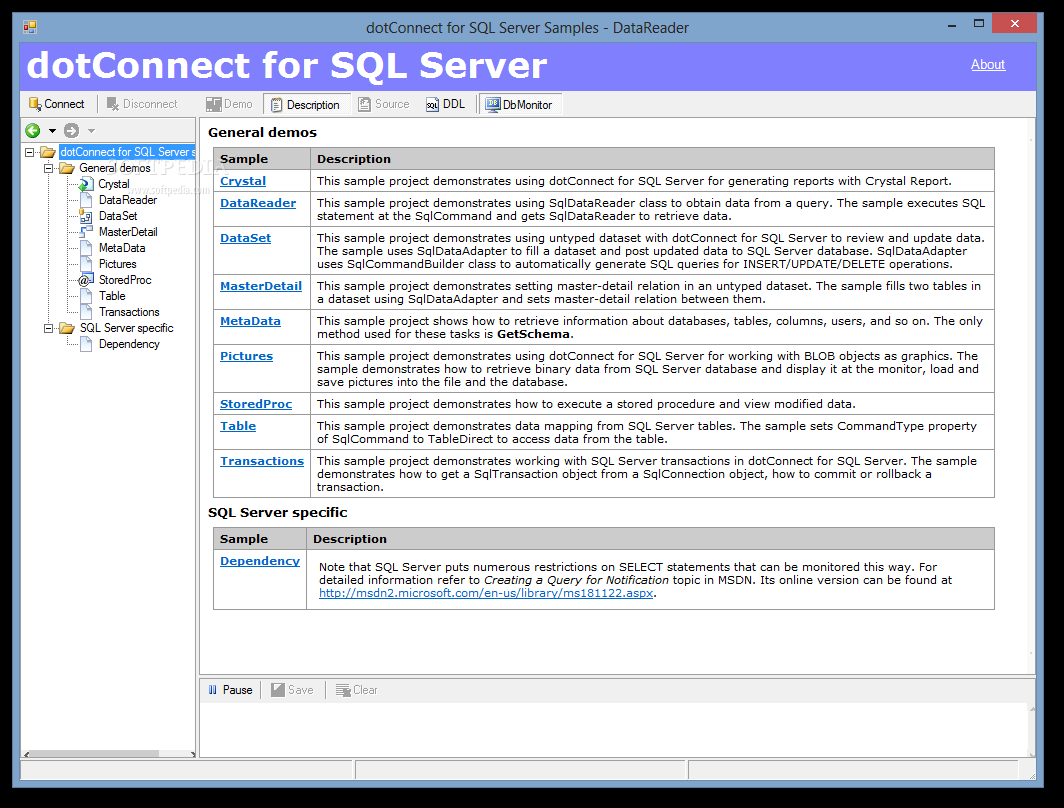 dotConnect for SQL Server Standard