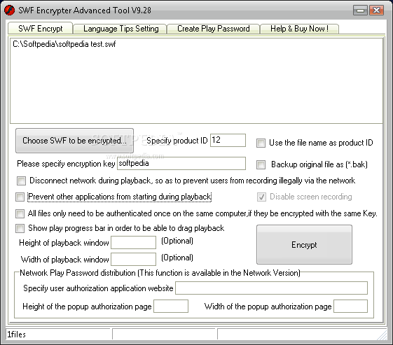 SWF Encrypter Advanced Tool