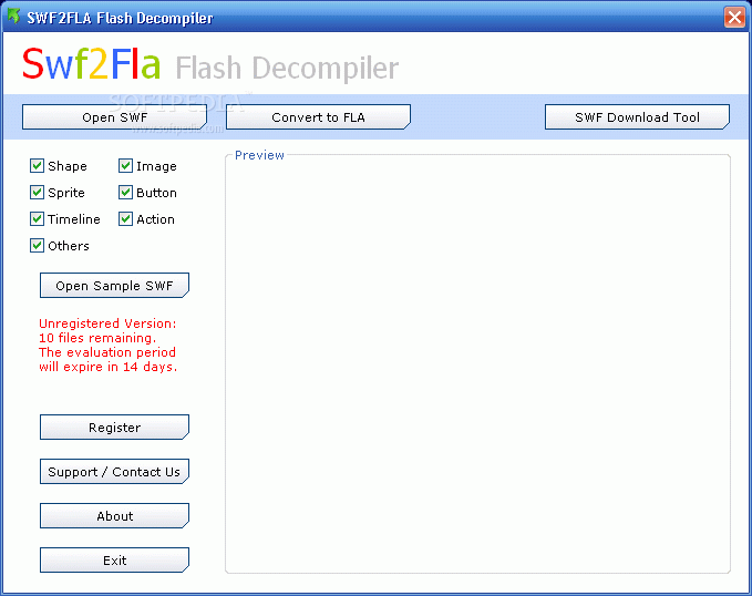 SWF2FLA Flash Decompiler