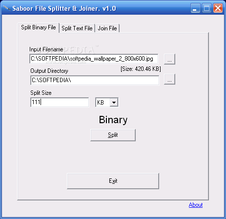 Saboor File Splitter & Joiner