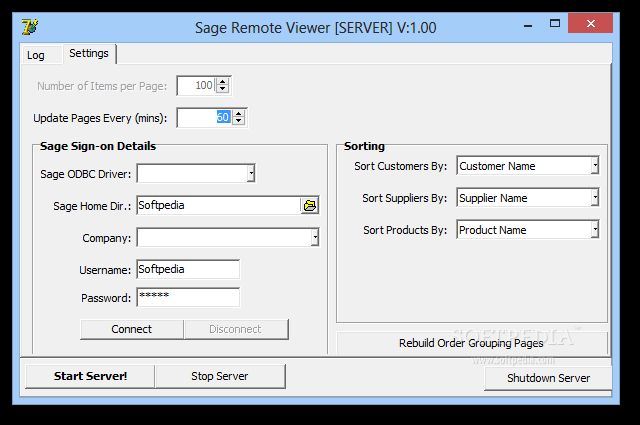Sage Remote Viewer Server