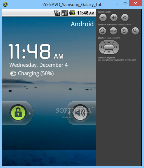 Samsung GALAXY Tab Emulator