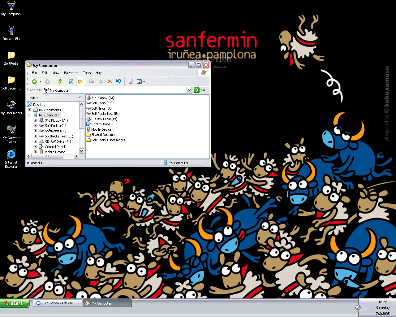 San Fermin desktop theme