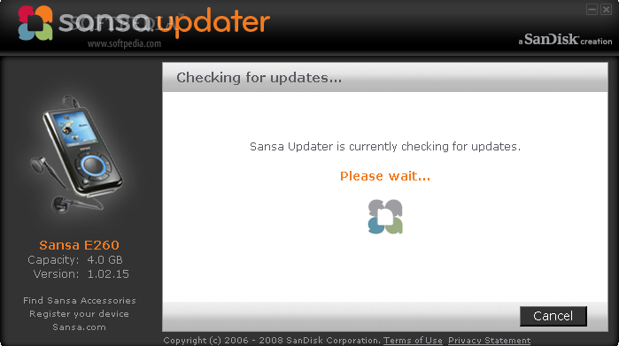 Sansa Firmware Updater