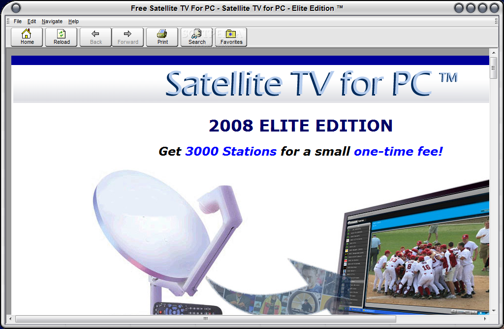 Satellite TV For PC 2011 Elite Edition