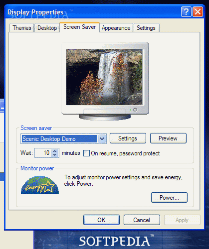 Scenic Desktop Demo Screensaver
