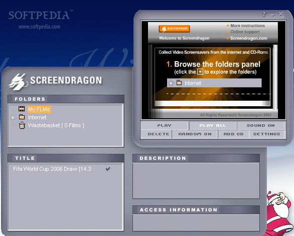 Screen Dragon VS4 Preliminary Draw Video Screensaver