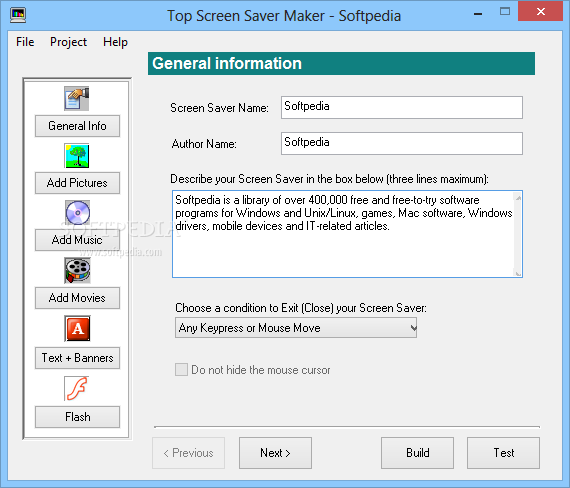 Top Screen Saver Maker